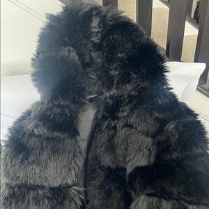 PrettyLittleThing Black Faux Fur Accessory
